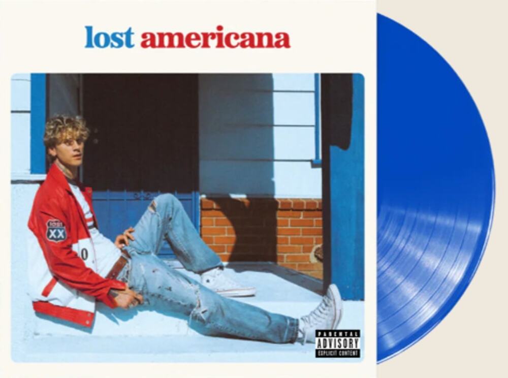 lost americana by MGK 2025 Target Exclusive Opaque Bright Azure Blue Vinyl s13